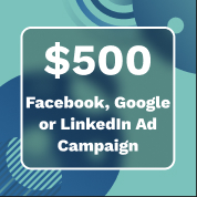 $500 FB Google LI Ad Campaign